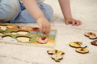 Dřevěné puzzle, 9 dílků, 2 druhy, DP12